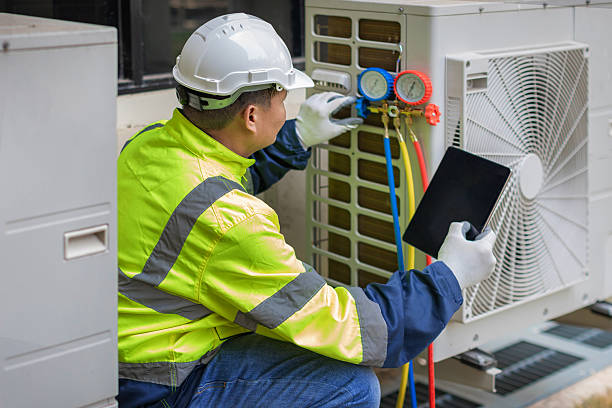 Professional Hvac Maintenance technician working in Washington Mills, NY
